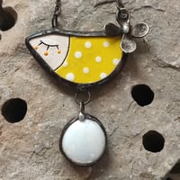 Image 1 of YELLOW POLKA 💛🤍