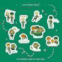 "Let's Learn Spells" Harry Potter Sticker Pack