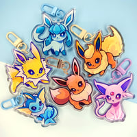 Image 1 of Eeveelutions Keychains