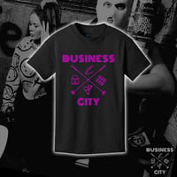 Image 1 of Business City Logo T-Shirt (purple)