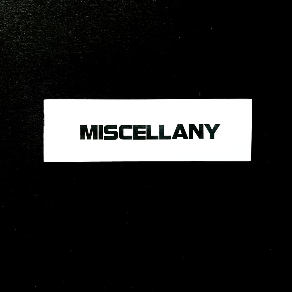 Frank Kuenstler - Miscellany (Nine Three Press, 1987)