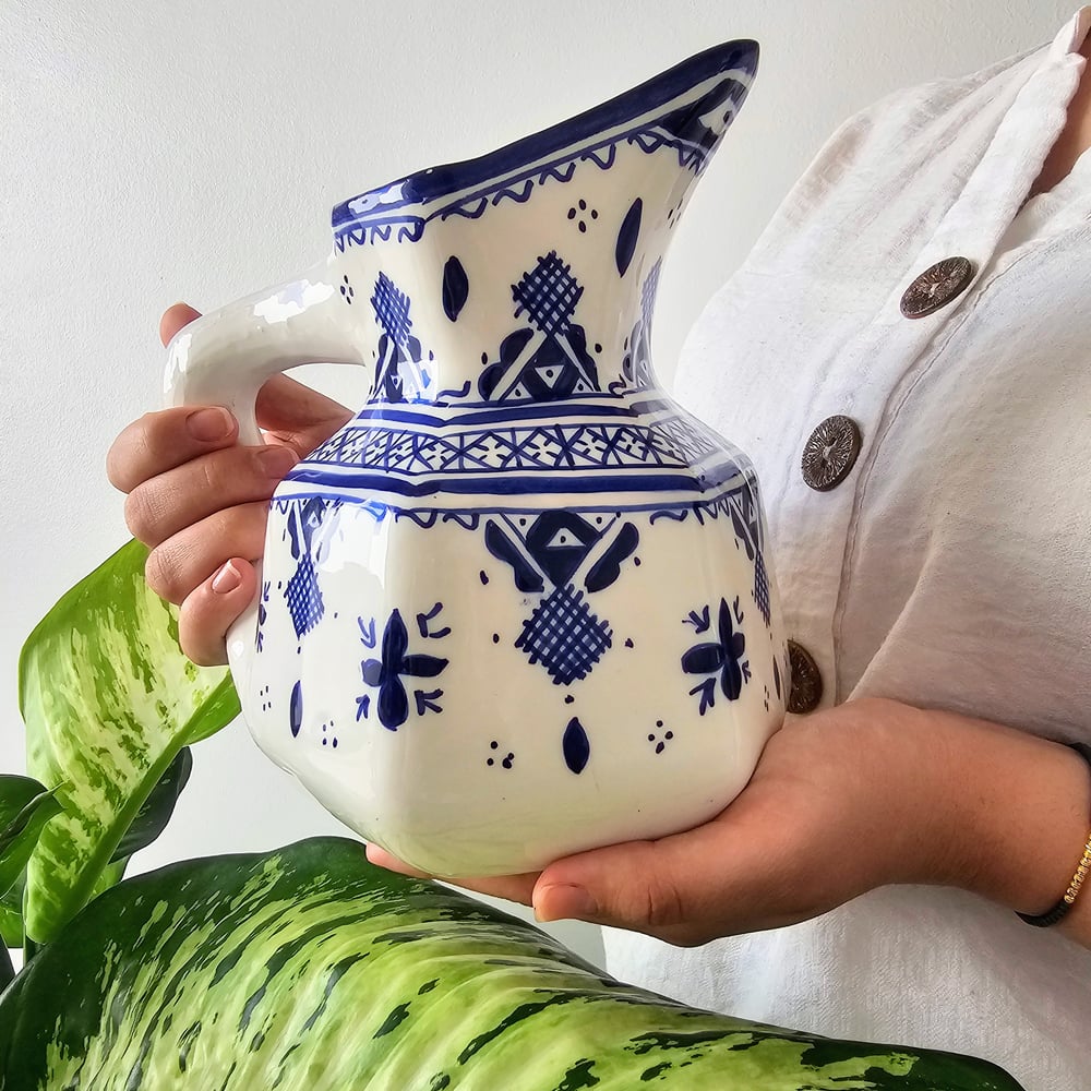 Image of LARGE CERAMIC PITCHER - Sunshine Collection
