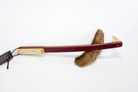 Image 7 of Mini Handcrafted Exotic Wood Backscratcher, Purple Heart Back Scratcher, Maple accents, Gift for Mom