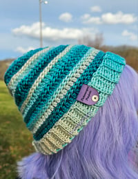 Image 4 of Slouch Beanie - Polar Sparkle 