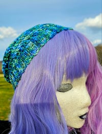 Image 1 of Slouch Beanie - Seaglass 