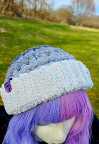 Image 3 of Winter Slouch Beanie - Misty Haze