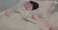 Study of girl On the bed