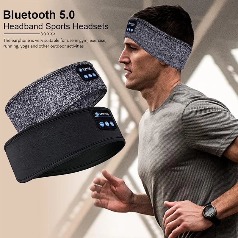 Wireless Bluetooth Headset Use At Work Sports Fitness Sleep Headband For Elastic Wireless Music 