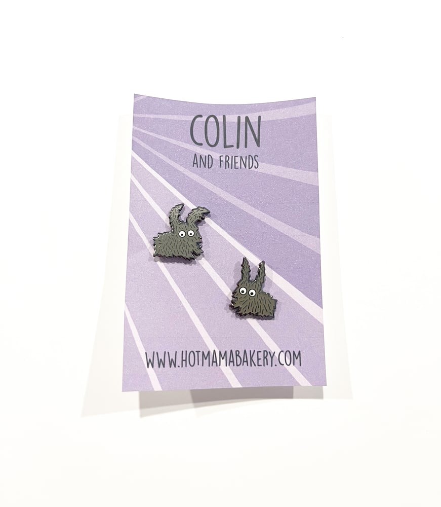 Image of Dust Bunnies Enamel Pins