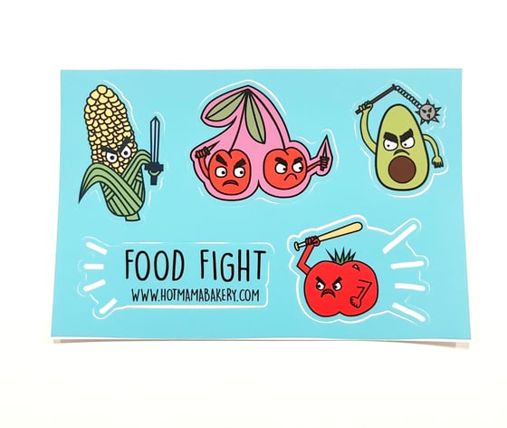 Image of Food Fight Stickers