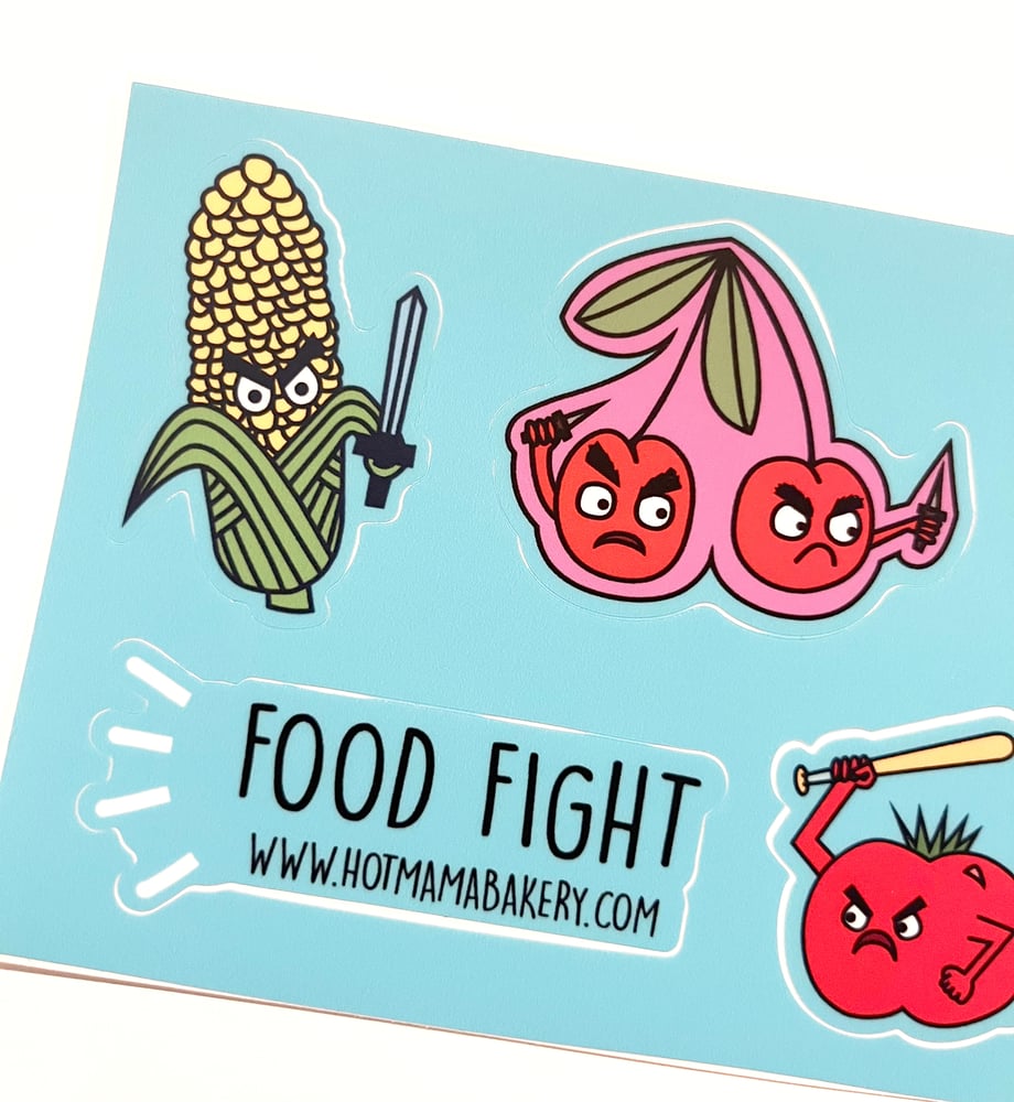 Image of Food Fight Stickers