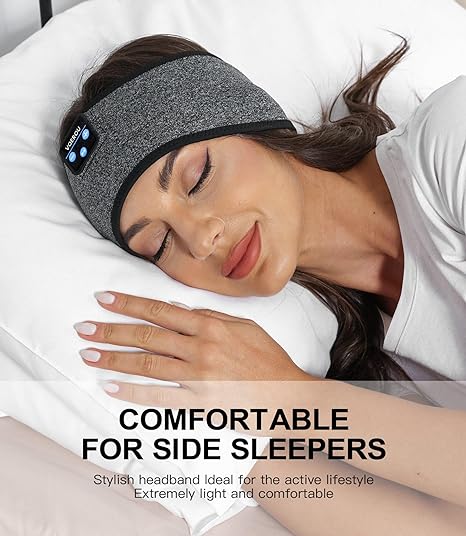 Wireless Bluetooth Headset Use At Work Sports Fitness Sleep Headband For Elastic Wireless Music 