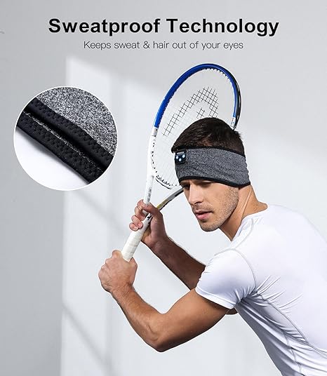 Wireless Bluetooth Headset Use At Work Sports Fitness Sleep Headband For Elastic Wireless Music 
