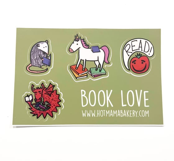 Image of Book Love Stickers