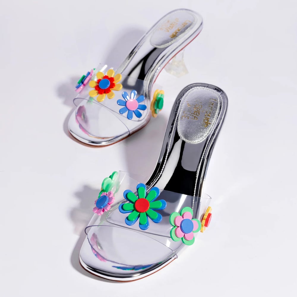 Image of Larroudé x Gabriela Noelle: Garden Mule Deco