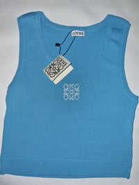 Image 5 of "L" knit cropped vest 