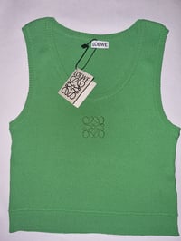 Image 4 of "L" knit cropped vest 