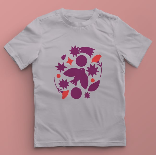 Grey T-shirt for children