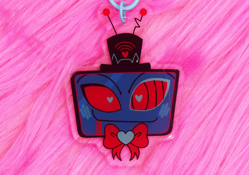 Valentines Vox Acrylic Charm