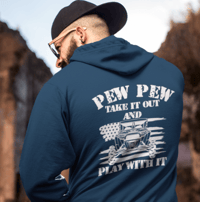 Image 3 of Pew Pew Take It Out & Play With It Hoodie