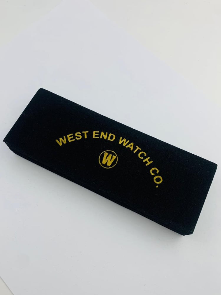 Image of west end watch box,clean,1980's