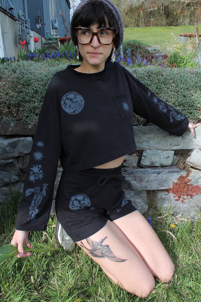 Image of Black Moon French Terry Set