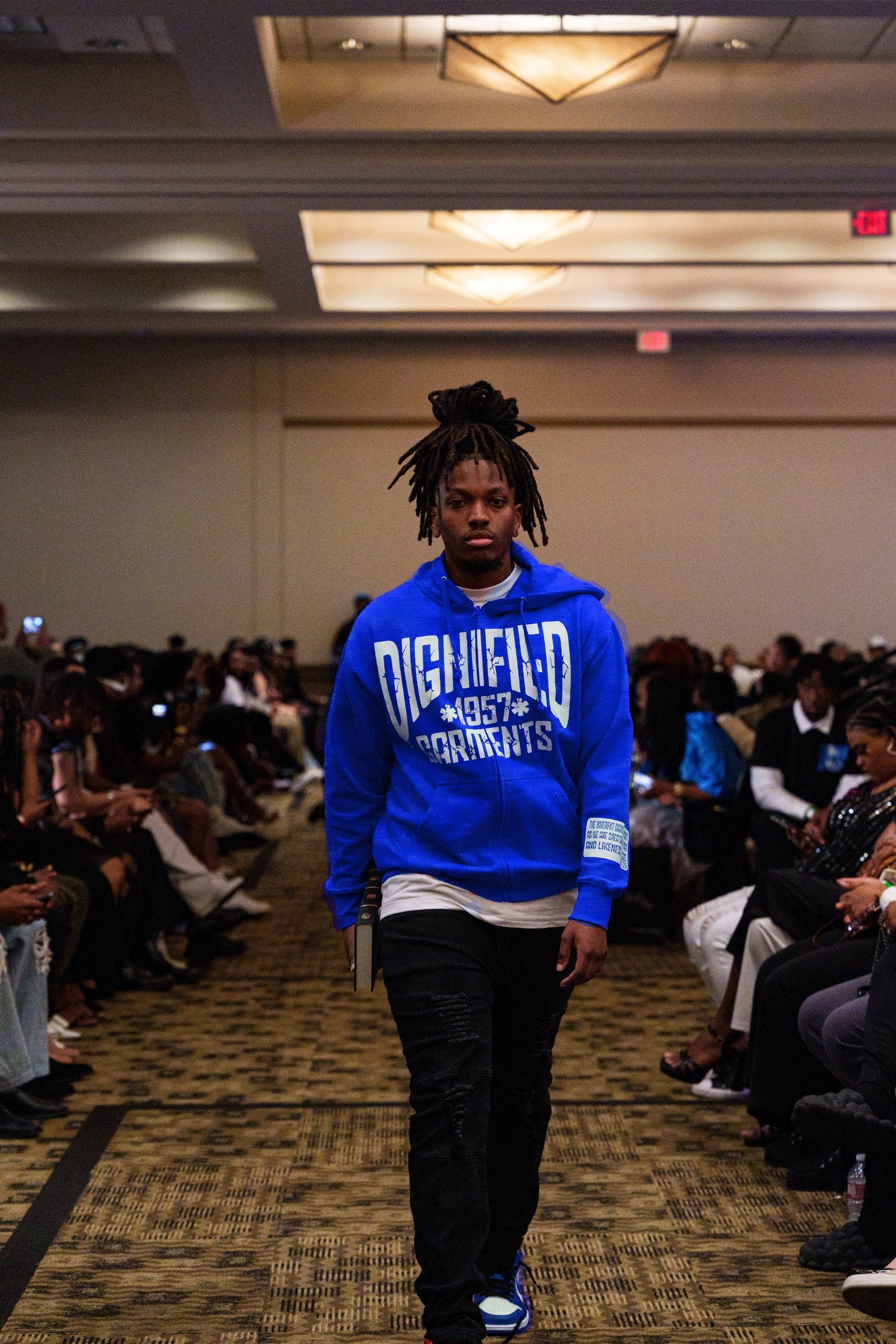 Image of Dignified Zip-up (Ocean Blue)