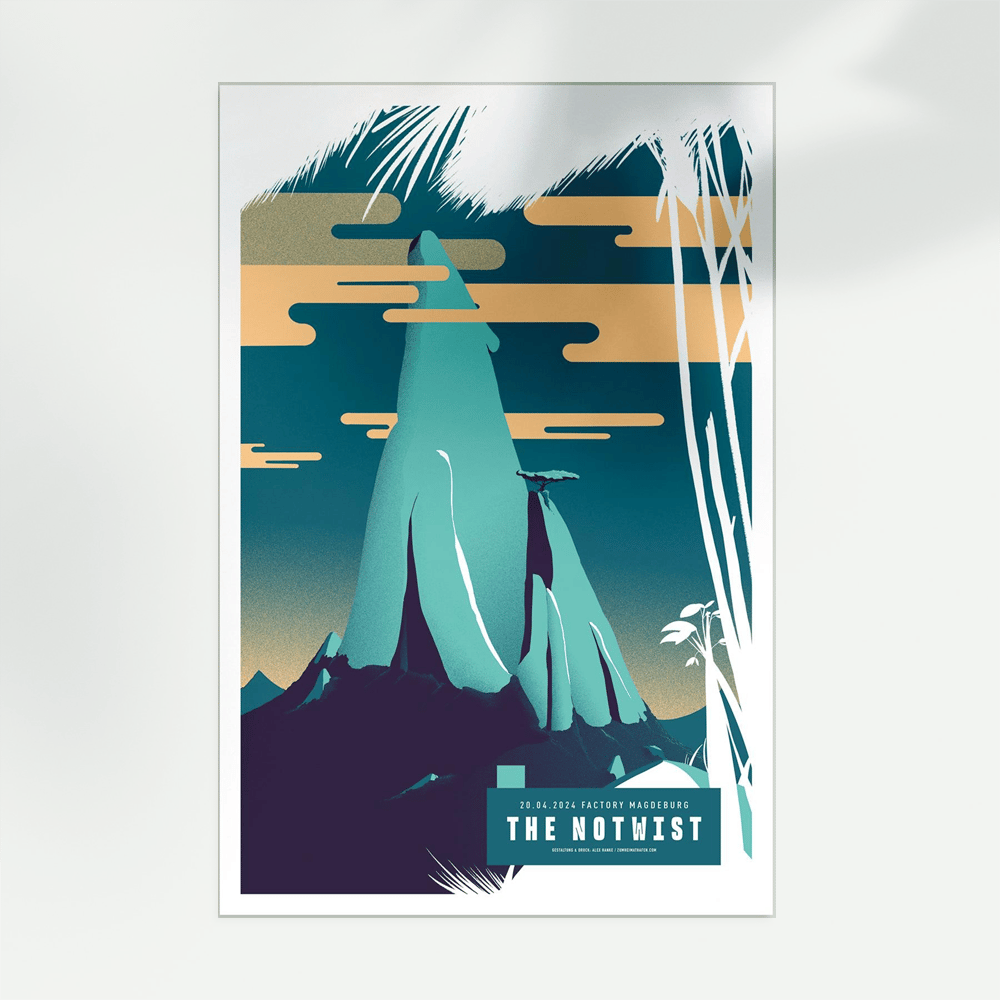 THE NOTWIST <br>MAGDEBURG 2024 <br>GIGPOSTER
