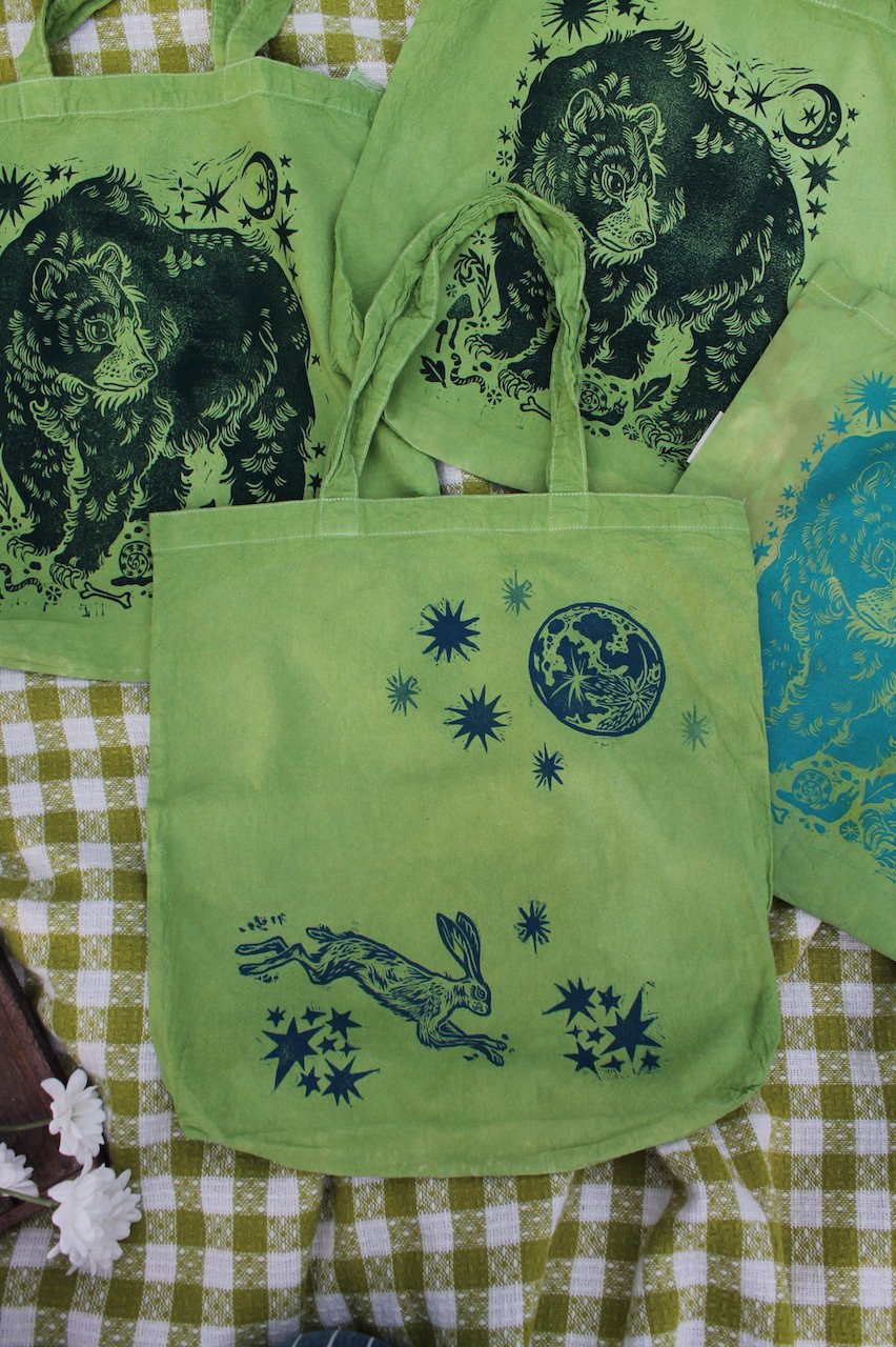 Image of Spring Green Tote Bags