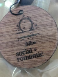 Image 4 of Natural Wood Air Fresheners in Boho and Zodiac Designs!