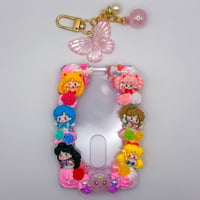 Image 1 of Sailor Scouts Decoden Photocard/Badge Holder