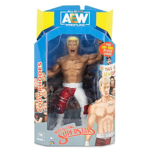 AEW Unmatched Cody Rhodes (Red Pants) Action Figure (LJN Style - Series 1)