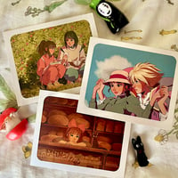 Image 1 of Studio Ghibli Mini Print Set