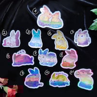 Image 1 of Pride Bunny Stickers