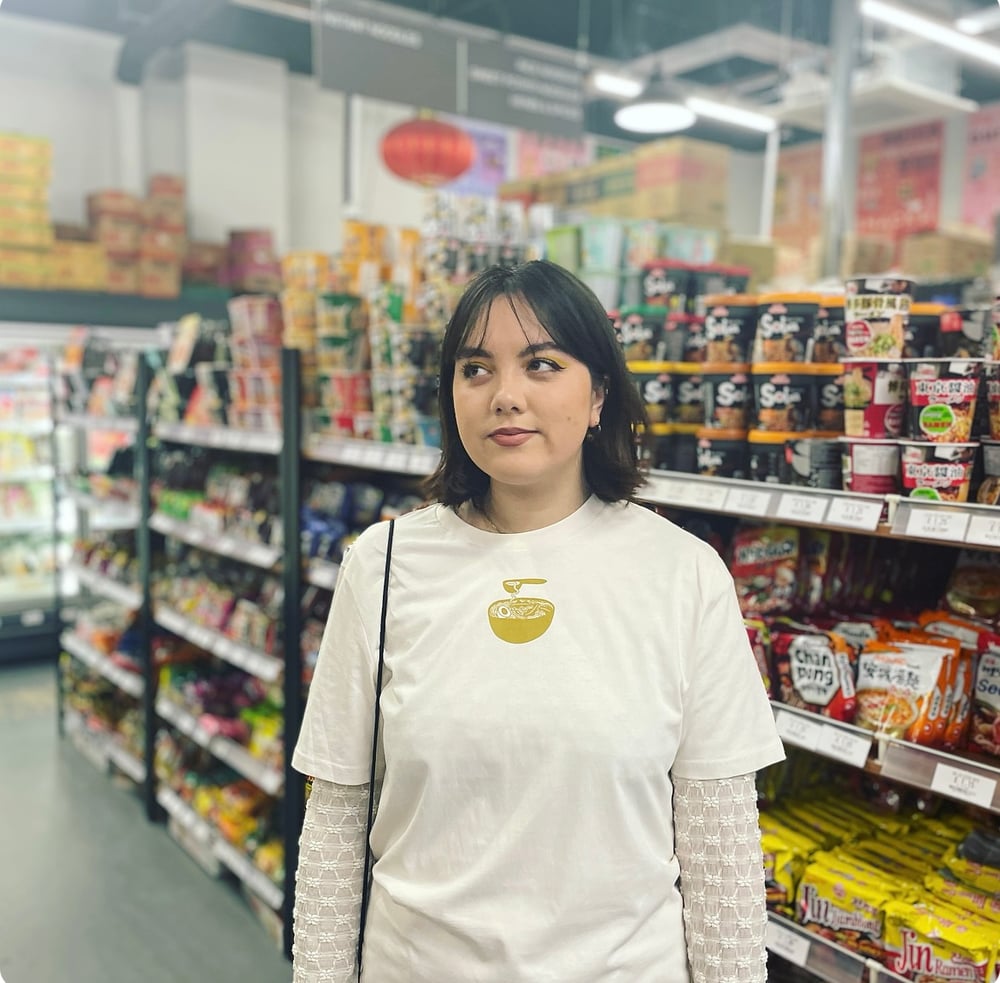 Image of Sad Girl Noodles Organic Cotton Tee