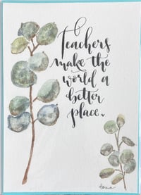 Teachers 3-card