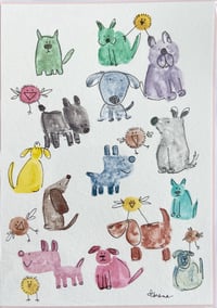 Funky Pets- blank card 3