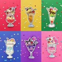 Image 2 of S@nrio Parfaits Sticker Set