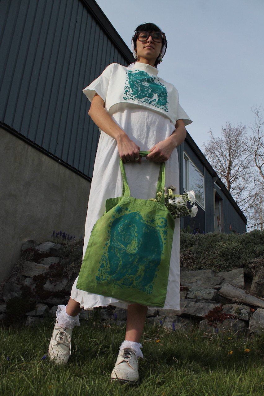 Image of Spring Green Tote Bags