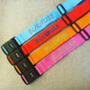 Embroidered Luggage Straps