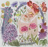 Image 8 of Endoscopy floral watercolour-Poster print