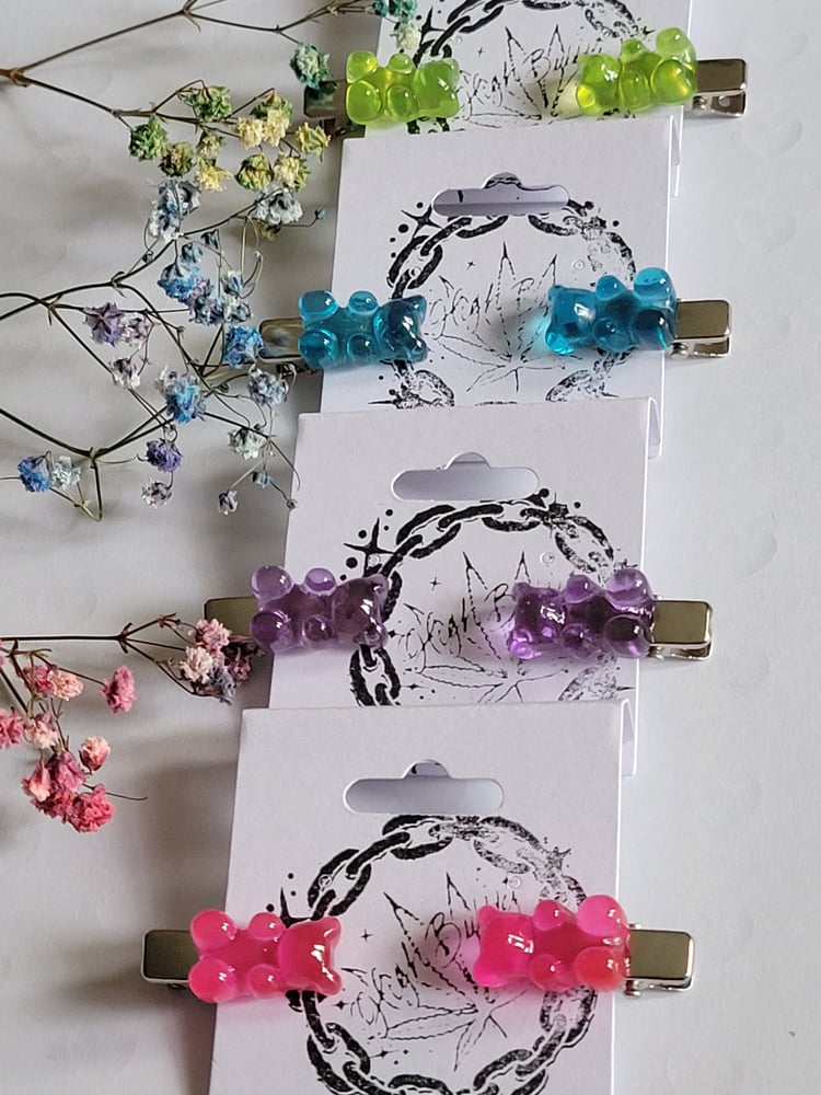 Image of HBC♡ Gummy Bear Clip Set