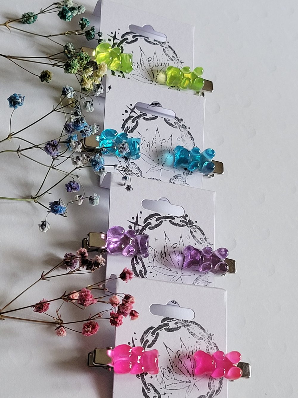 Image of HBC♡ Gummy Bear Clip Set