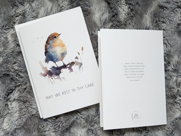 Lullabies Cards Set - 4 Cards with Envelopes Image 5