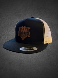 Image 2 of Flatbill snapback leather patch