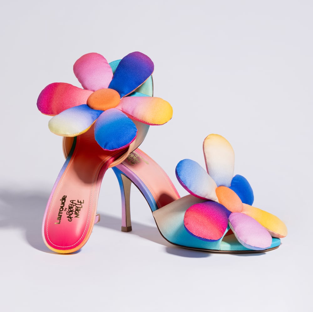 Image of Larroudé x Gabriela Noelle: Full Bloom Mule