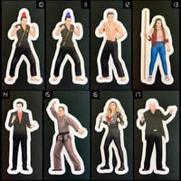 Image 2 of (21) Dojo Wars Character Stickers • Kiss Cut • 3 Sizes