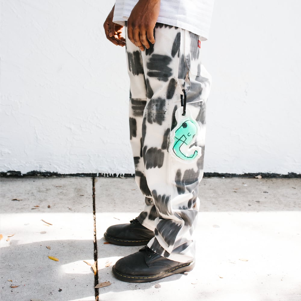 Image of Dickies Painter's Pant - Messy Check Airbrush
