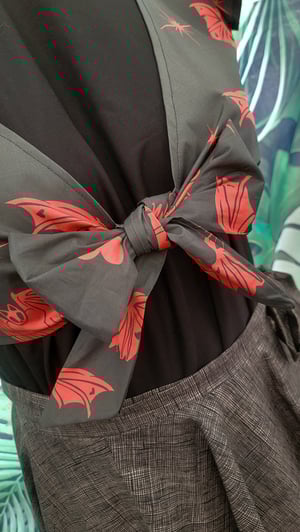 Image of Dark Bats Love You! Harlow Wrap Top!