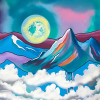 Above Clouds Original Painting